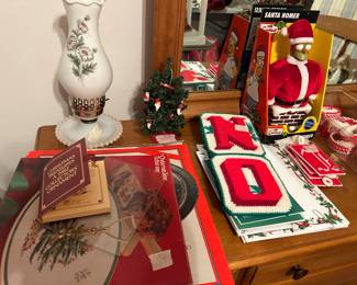 Christmas, lamp & decor