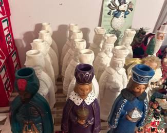 Christmas candle holders