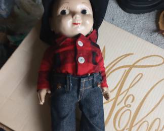 1940-50s Buddy Lee cowboy doll