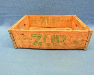 Lot 317. Vintage wooden 7Up crate