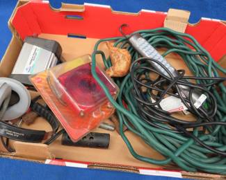Lot 321. Extension cord, mobile power outlet, and more