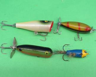 Lot 266. Four unidentified fishing lures.:
