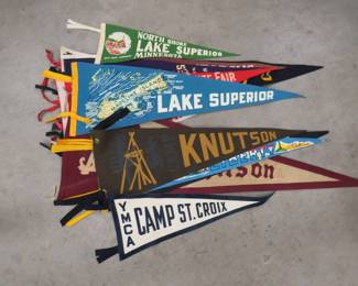 Lot 46. Collectible felt pennants