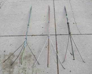 Lot 137. Three old lightning rods