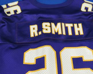 Lot 105. R. Smith and V. Shiancoe Vikings jerseys