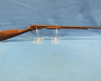 Lot 349. Winchester Model 1890 .22 caliber pump-action rifle.&nbsp; Serial {#}155412.&nbsp; Octagon barrel.