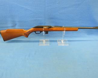 Lot 252. arlin Glenfield Model 70 .22 semi-auto rifle. Serial {#}19412730. Includes 2 magazines. Long rifle only.