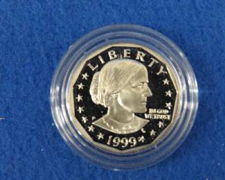 Lot 53. 1999 Susan B. Anthony Proof Dollar