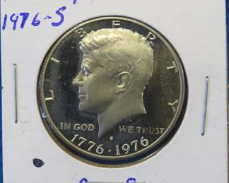 Lot 302. 1976 S proof Kennedy half dollar