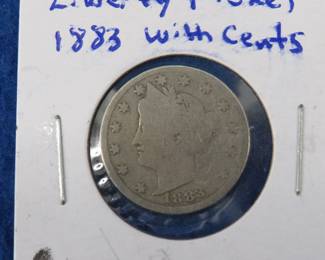 Lot 55. 1883 Liberty Nickel