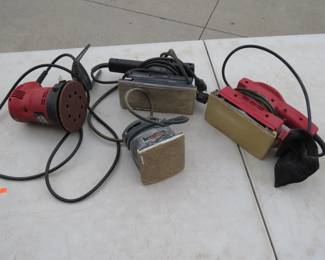 Lot 352. Four corded sanders