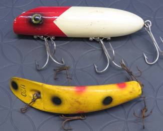 Lot 60. Two vintage lures.:
