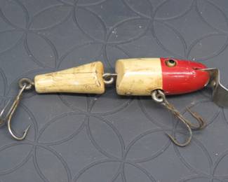 Lot 65. Vintage C.C.B.C. 3" wooden jointed Pikie with glass eyes