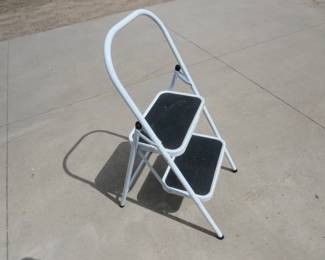 Lot 245. Folding step-stool