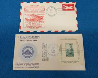 Lot 277. 1937 and a 1950 collectible US stamp cachets
