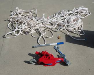 Lot 294. MorePower Puller with approx. 100' of rope