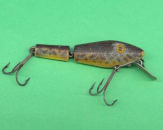 Lot 268. Vintage L&S 3" jointed Bass Master Mod. 15 with plastic eyes