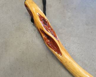 Lot 168. 43" Diamond Willow walking stick