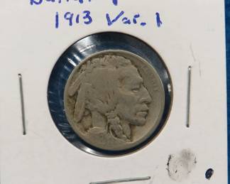Lot 342. 1913 P Var. 1 Buffalo nickel