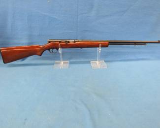 Lot 10. Savage Model 6A .22 auto. No serial number. Shoots shorts, longs, and long rifle. Semi-Automatic mode with long rifle only. Includes gun sock.