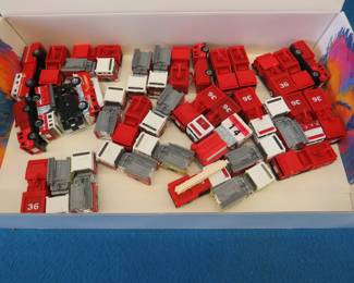 Lot 149. Over 30 toy firetrucks