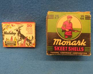 Lot 41. Two vintage shotgun shell boxes.: