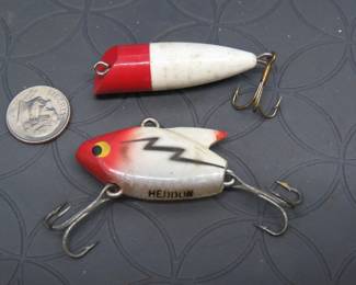 Lot 127. Heddon 1 1/2" Sonic and an unidentified 1 3/4"&nbsp; bait