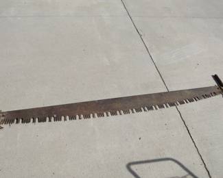 Lot 291. Two-man cross-cut saw