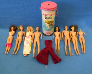 Lot 151. Barbies and more