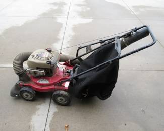 Lot 335. Craftsman 6 HP vacuum, shredder, chipper, and blower with compression