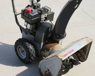 Lot 293. Craftsman 5/22 snowblower, has compression