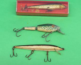 Lot 262. Three vintage lures.:
