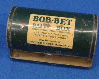 Lot 99. Bob-Bet Bait Box