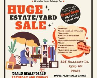 yard sale flyer 