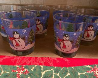 Snowman Christmas Glasses