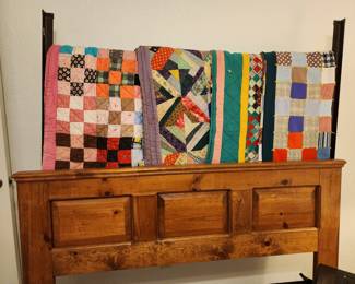 Vintage Handmade Quilts - Full Bed Frame