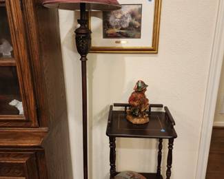 Floor Lamp - Side Table - Whiskey Decanter