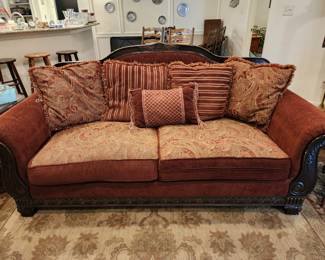 Comfy Ornate Couch