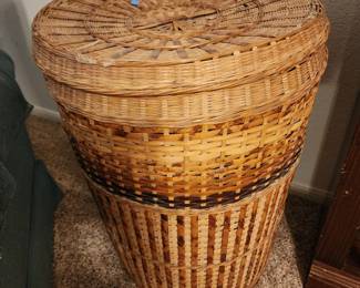 Large Wicker Clothes Basket