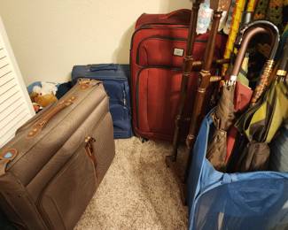 Luggage and Umbrellas