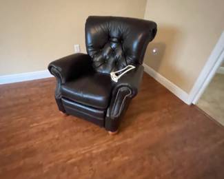 2 black recliners