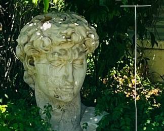 My favorite! A giant head of David tucked into the citrus grove. Amazing addition for anyone’s home or garden.