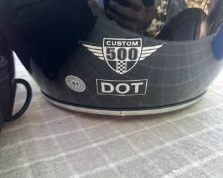 New Bell 500 helmet with visor and dust bag $125!