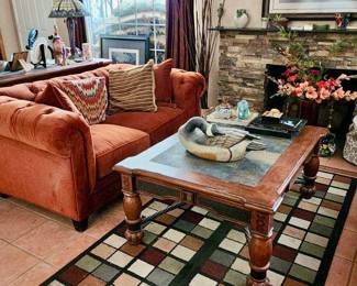 Nice velvet loveseats. We have 2
Each 150–64” wide