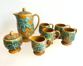 Majolica ware the mid century mod way by Sealy. 
