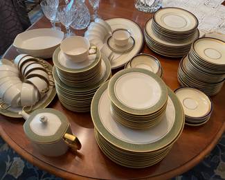 Franciscain china - “masterpiece green”