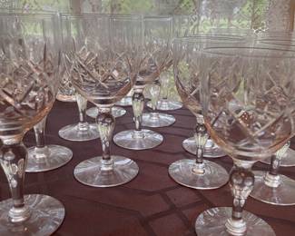 Crystal stemware