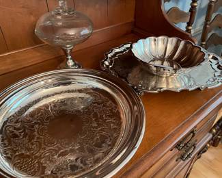 Silver-plated trays