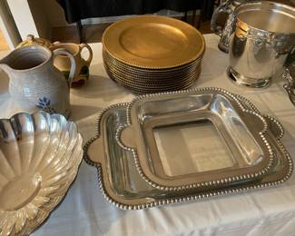 Chargers, aluminum casserole carriers, bowls and more!