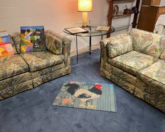 Loveseat and matching couch